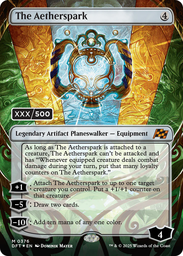 The Aetherspark (Serial Numbered) (DFT-376) - Aetherdrift Foil