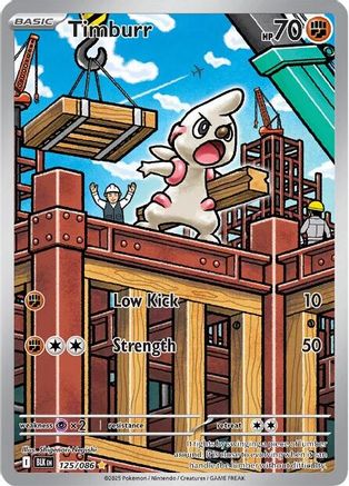 Timburr 125/086 - Illustration Rare - Holofoil