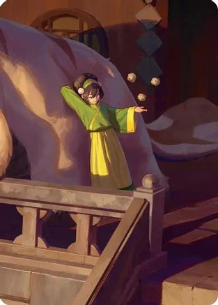 Toph, Greatest Earthbender Art Card (ASTLA-) - Art Series: Avatar: The Last Airbender