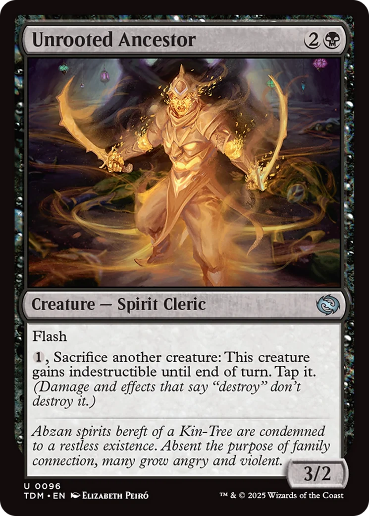 Unrooted Ancestor (TDM-096) - Tarkir: Dragonstorm Foil