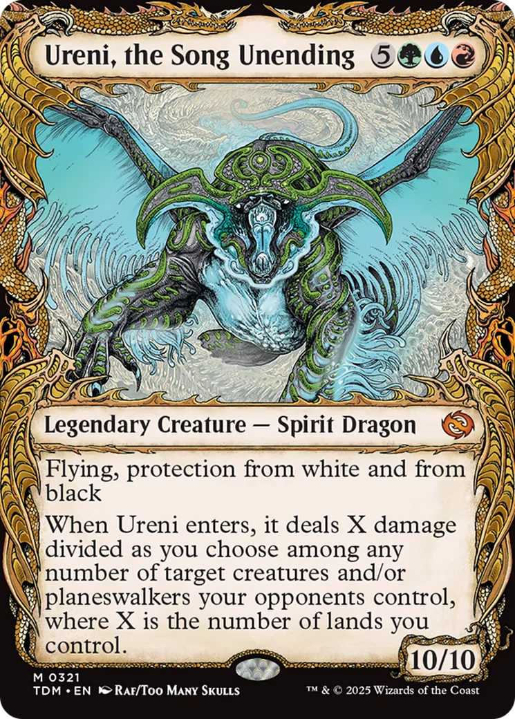 Ureni, the Song Unending (Showcase) (TDM-321) - Tarkir: Dragonstorm Foil