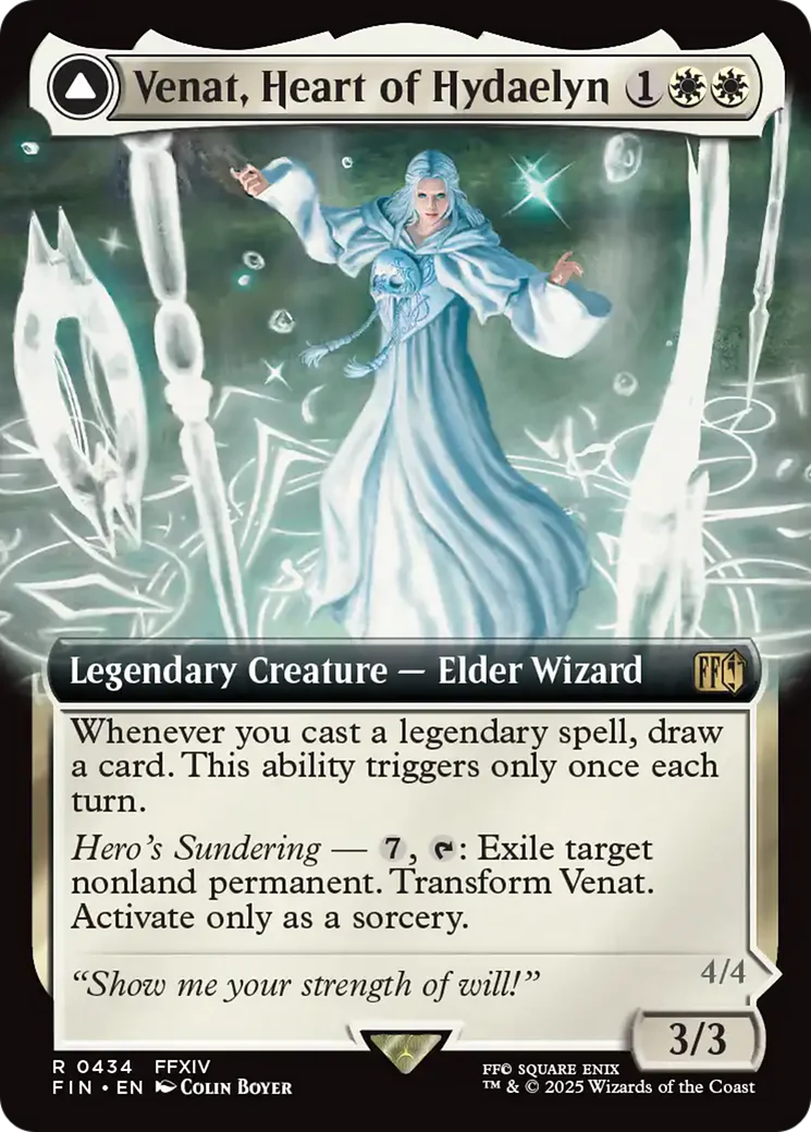 Venat, Heart of Hydaelyn (Extended Art) (FIN-434) - FINAL FANTASY Foil