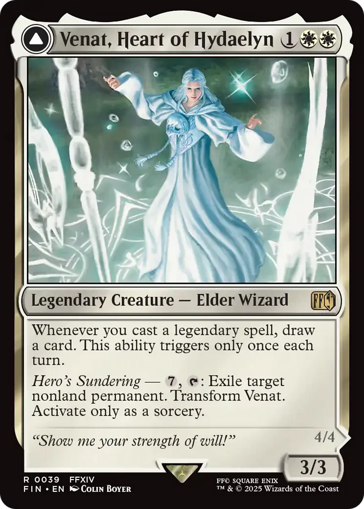 Venat, Heart of Hydaelyn (FIN-039) - FINAL FANTASY Foil