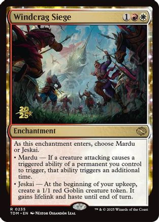 Windcrag Siege (PRE-235) - Prerelease Cards Foil
